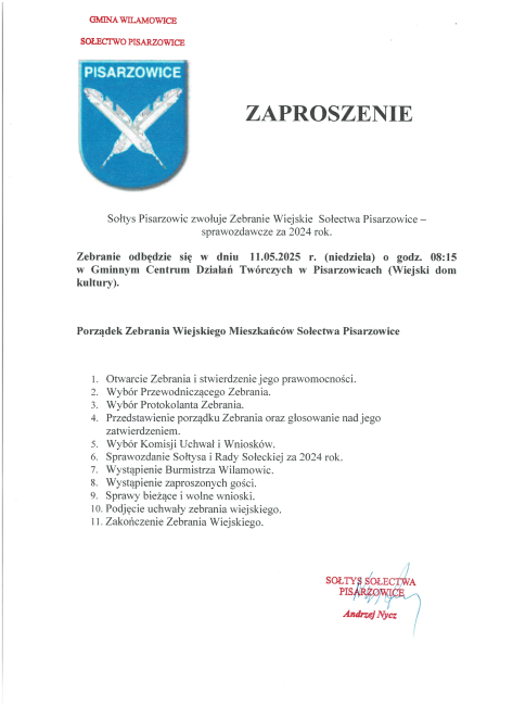 zaproszenie