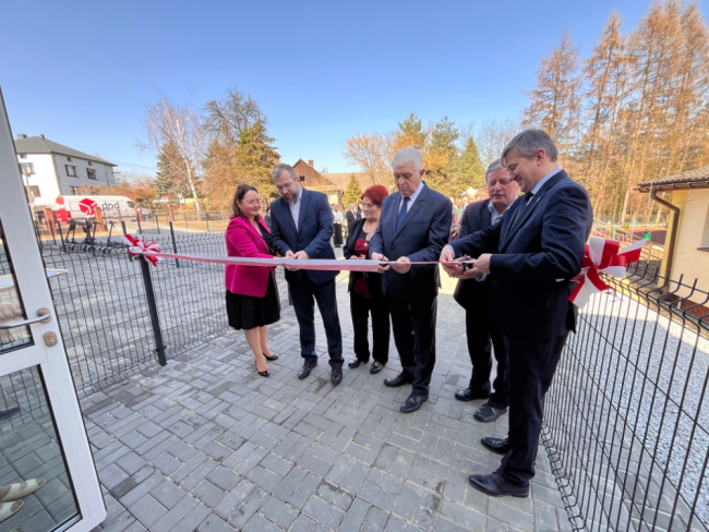 Otwarcie nowej części budynku szkoły w Starej Wsi.