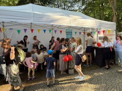 Dzieci zainteresowane udziałem w warsztatach