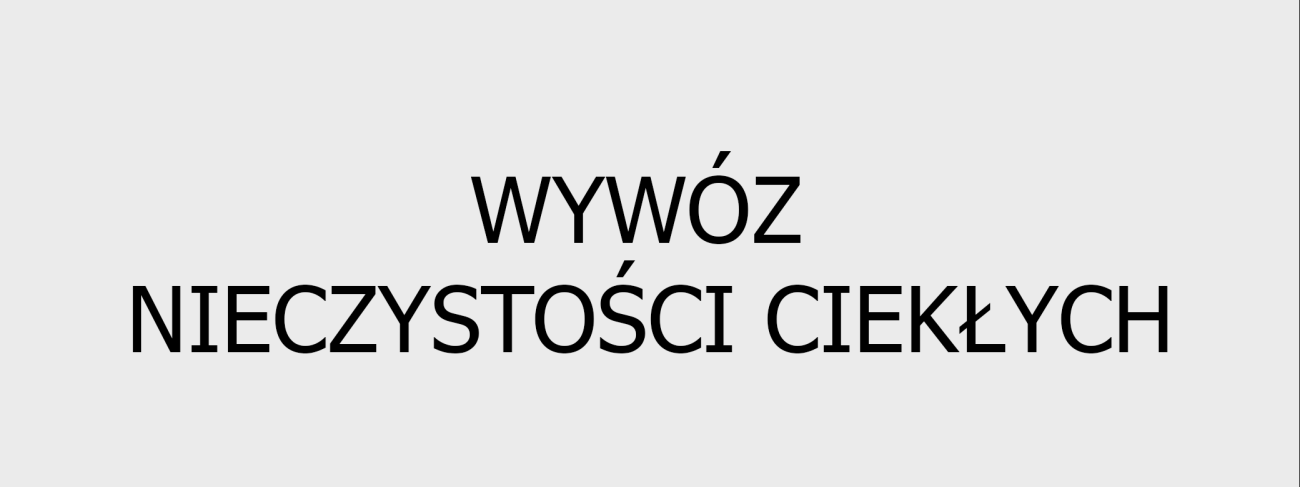 Nieczystości ciekłe