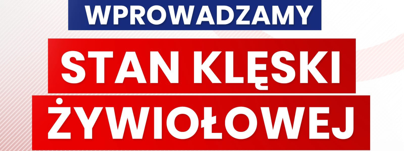 Rozporządzenie o stanie klęski żywiołowej