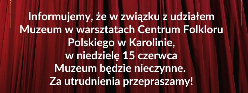15 czerwca nieczynne