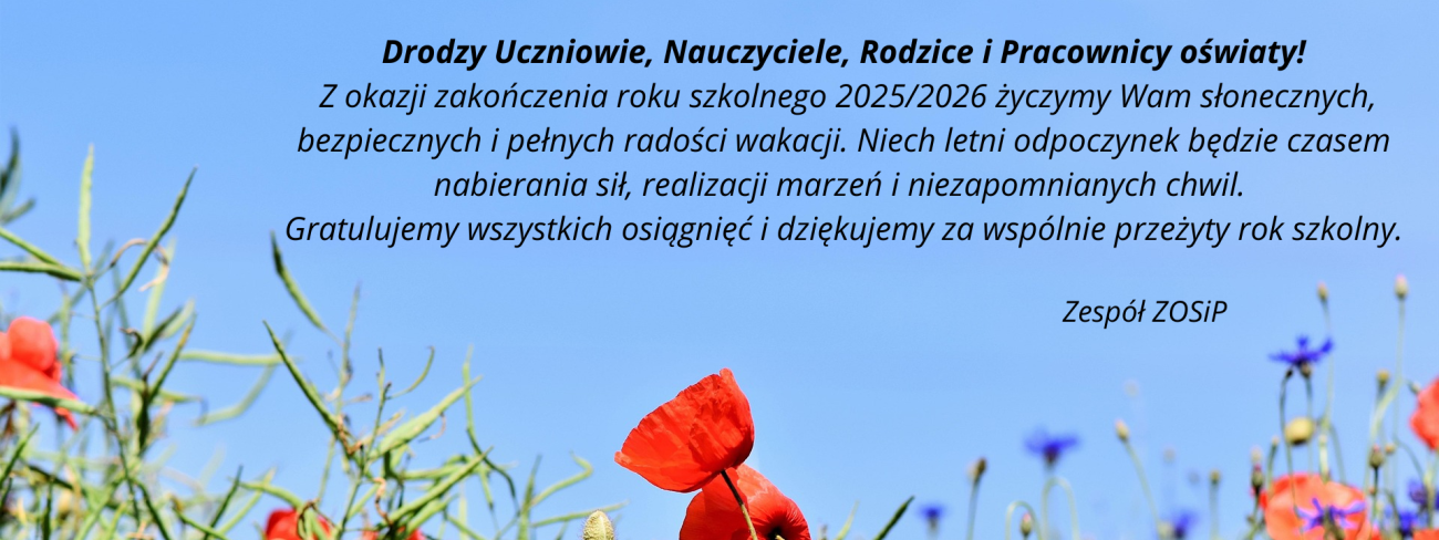 Koniec roku szkolnego 2025/2026